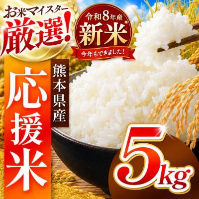 ふるさと納税 和水町 【新米】令和8年産 熊本県産 生活応援米 白米 5kg