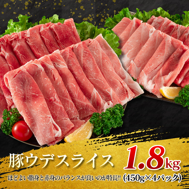 CD53-23_数量限定 豚ウデ モモ肉 スライス セット 合計4.5kg 肉 豚 豚肉 国産 おかず 食品 人気 焼肉 しゃぶしゃぶ 送料無料