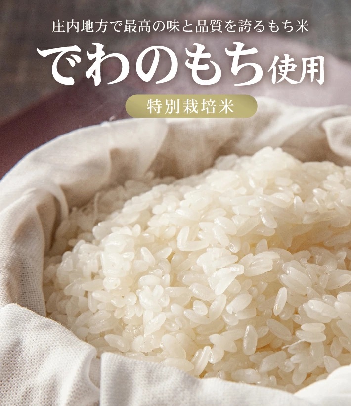 SA2781　庄内の杵つき丸もち　計2.0kg(500g×4袋) 【12月上旬～12月下旬お届け】