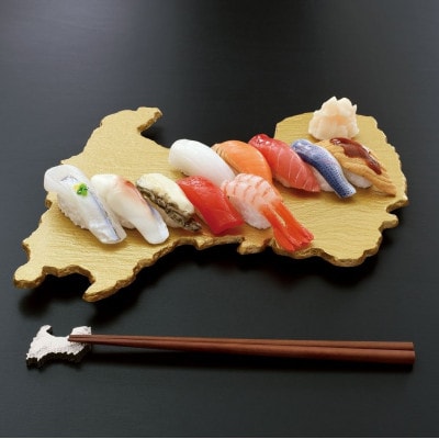 【高岡銅器】富山県プレート　銀