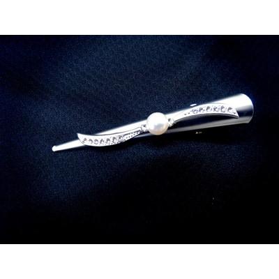 ふるさと納税 鳥羽市 伊勢志摩 あこや本真珠髪留めクリップ(B) J-72