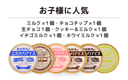 榎本牧場のこだわりジェラート お子様に人気セット 6個  | 埼玉県 上尾市 アイス スイーツ アイス ジェラート アイス ジェラート ひんやり アイス ジェラート アイス  アイス ジェラートジェラ
