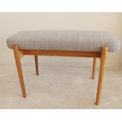 ふるさと納税 大川市 bolo stool Square S ベンチ 【グレー×ピンク×パープル/オーク/幅68cm】