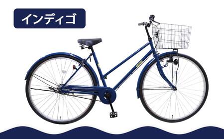 【エイリン】【組立済み発送】シティサイクル27型 SW27E【インディゴ】｜京都 自転車専門店 おしゃれ 人気 自転車 自転車 自転車 自転車 自転車
