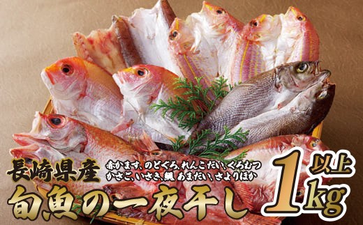 
                  【 産地直送 】 旬の魚 おまかせ 一夜干し 1kg セット ( 3種 8尾 以上 )  長崎県産 冷凍 赤 カマス のどぐろ レンコダイ クロムツ カサゴ イサキ 鯛 真鯛 アマダイ サヨリ 等からお任せ 干物 ひもの 詰め合わせ 梭魚 甘鯛 喉黒 連子鯛 黒ムツ タイ マダイ 甘鯛 細魚  長崎県 佐世保市
                