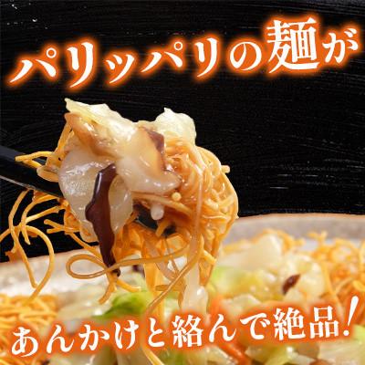 ふるさと納税 南島原市 【毎月定期便】冷凍 長崎皿うどん 8食 具入り(南島原市)全3回 |  | 02