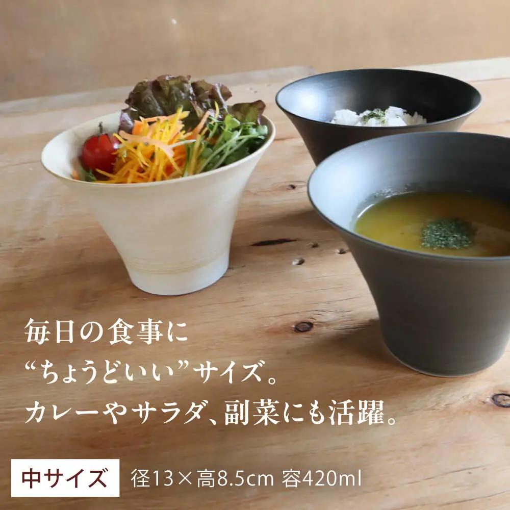 【波佐見焼】白 ペアいれこ碗 計6個 丼 どんぶり 小鉢 スープカップ どんぶり デザートカップ フリーカップ ラーメン どんぶり 蕎麦猪口 入れ子 収納 シンプル スタイリッシュ カフェ 食器 皿 