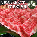 【ふるさと納税】厳選されたGI認証 くまもとあか牛 特選 すき焼き用 約500g GI認証取得牛 牛肉 肉 和牛 あか牛 赤牛 熊本 すき焼き すきやき 薄切り お肉 スライス済み 冷凍 国産 九州産 熊本県産 送料無料