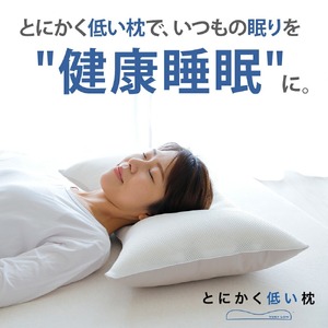 とにかく低い枕《60日以内に出荷予定(土日祝除く)》