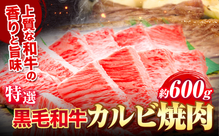黒毛和牛 特選 カルビ 焼肉 600g エムエスエイ (株)《30日以内に出荷予定(土日祝除く)》|カルビカルビカルビカルビ