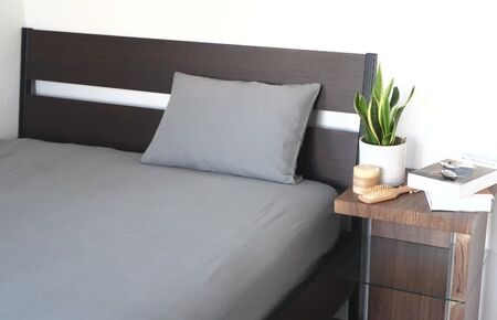 【tissu de coton/ダブルガーゼ】泉州南部織 ピローケース 1枚（グレー）