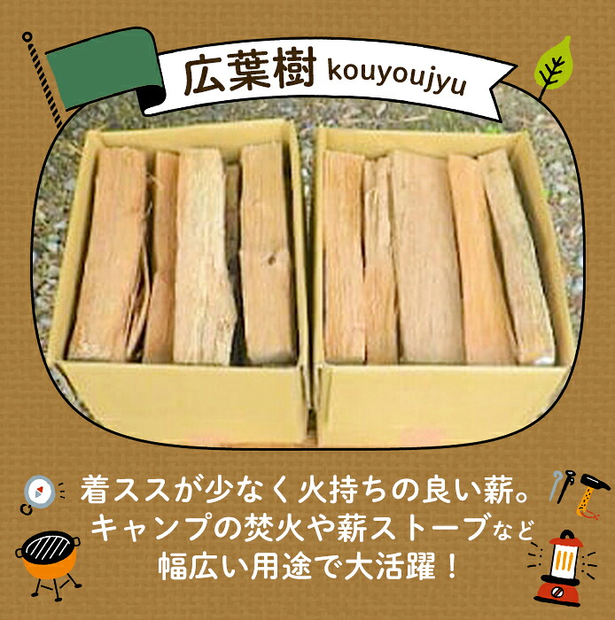 「きこりの薪」広葉樹定期便３カ月｜ まき マキ ストーブ 焚き火 焚き付け BBQ バーベキュー 燃料 木材 静岡県 小山町 定期便 定期