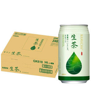 【6回定期便】キリン生茶 340g24本 | あまみ 香り すっきり 茶葉 おちゃ 飲み物 飲料 栃木県 下野市 送料無料