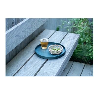 ふるさと納税 徳島市 Round RaysTray S　〜藍染〜【DR002】 |  | 03