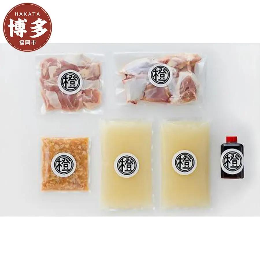 博多 水炊き 水たき セット 3～4人前 |  水たき 水炊 みずたき 鍋 鶏鍋 鶏肉 うどん ポン酢 つみれ 冷凍 人気 ご当地 お土産 スープ付き 便利 おすすめ ランキング お取り寄せ