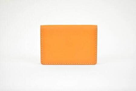 栃木レザー使用｜約30枚収納 本革名刺入れ｜Card holder 01｜キャメル｜minca（全7色）