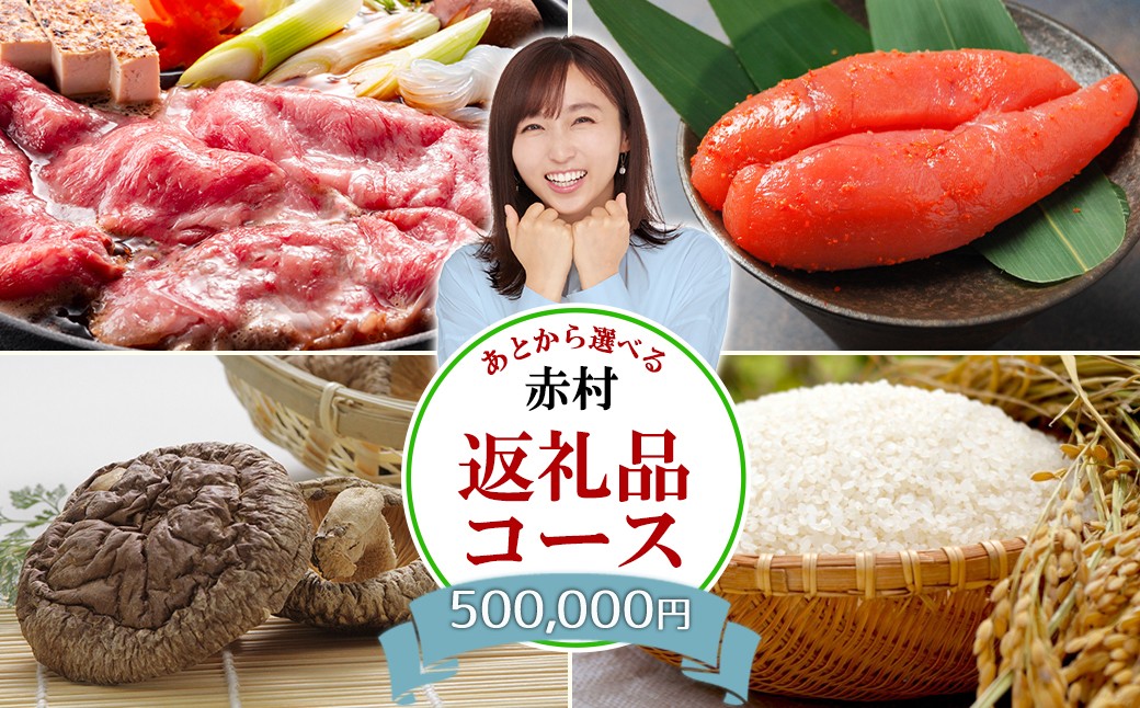 
あとから選べる返礼品【５０万円コース】
