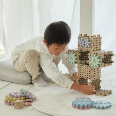 ふるさと納税 東大阪市 ギア型の知育玩具 Poco a poco【にじいろギア】日本製 おもちゃ |  | 01