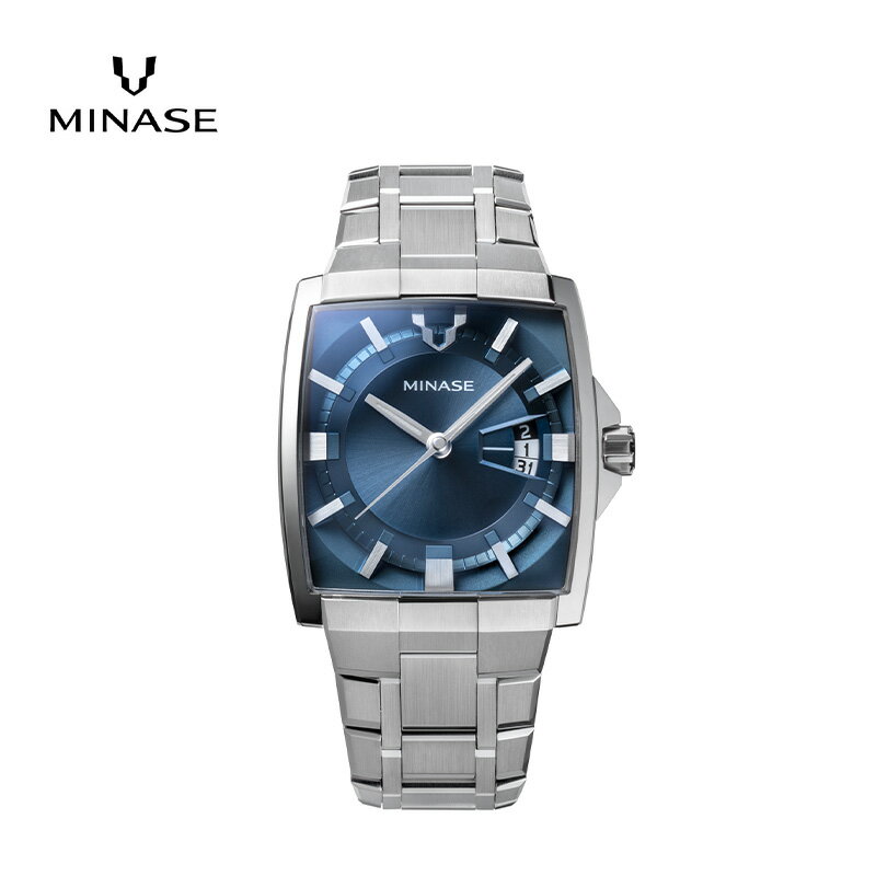 【ふるさと納税】MINASE時計 HORIZON ブレスレットタイプ（VM12-M01NBL-SSB） MINASE 日本製 時計 腕時計 メンズ 高額 人気 ランキング【協和精工株式会社】[F11947]