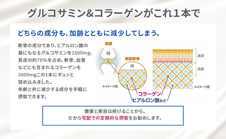 コラーゲン グルコサミン 明治 20本 美容 コラーゲン