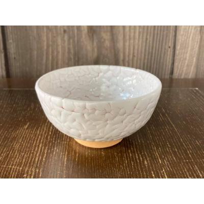 ふるさと納税 大津市 龍爪梅花皮 ちょっと茶碗　赤(11cm)