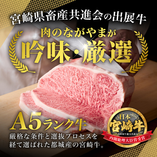 【和牛枝肉共励会牛】(A5)宮崎牛リブロースブロック1kg_AF-25-002_(都城市) 宮崎県 宮崎牛 リブロース 1000g ブロック肉 真空 品評会出展牛 特別セット