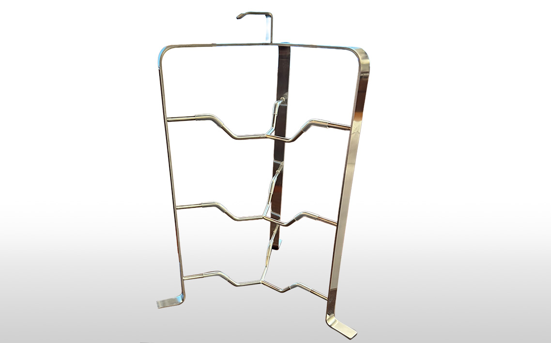 No.1162 両面研磨 ステンレス製 ケーキスタンド×1