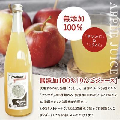 ふるさと納税 大子町 三村観光りんご園が誇る奥久慈りんご尽くしセット(ジュース720ml×2本・林檎香茶1袋・チップス1袋 |  | 01