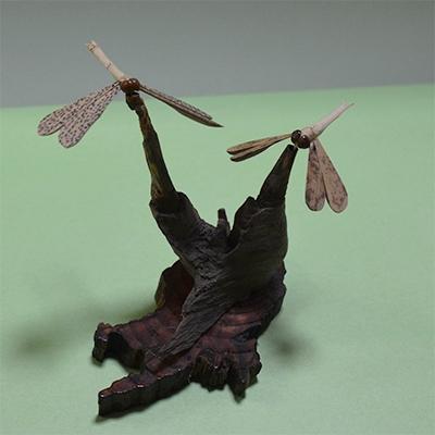 ふるさと納税 木津川市 【京都産竹使用】竹のバランストンボ2匹ver(中)リラックスインテリア! |  | 01