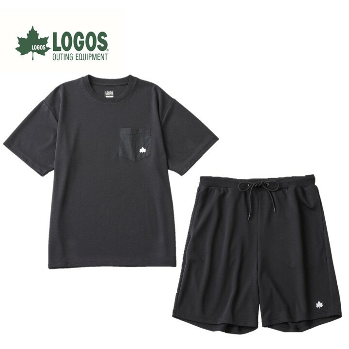 【ふるさと納税】LBL リカバリーウエア 夏用上下セット　Lサイズ　リカバリーショーツ+Tシャツ ブラック【1683621】