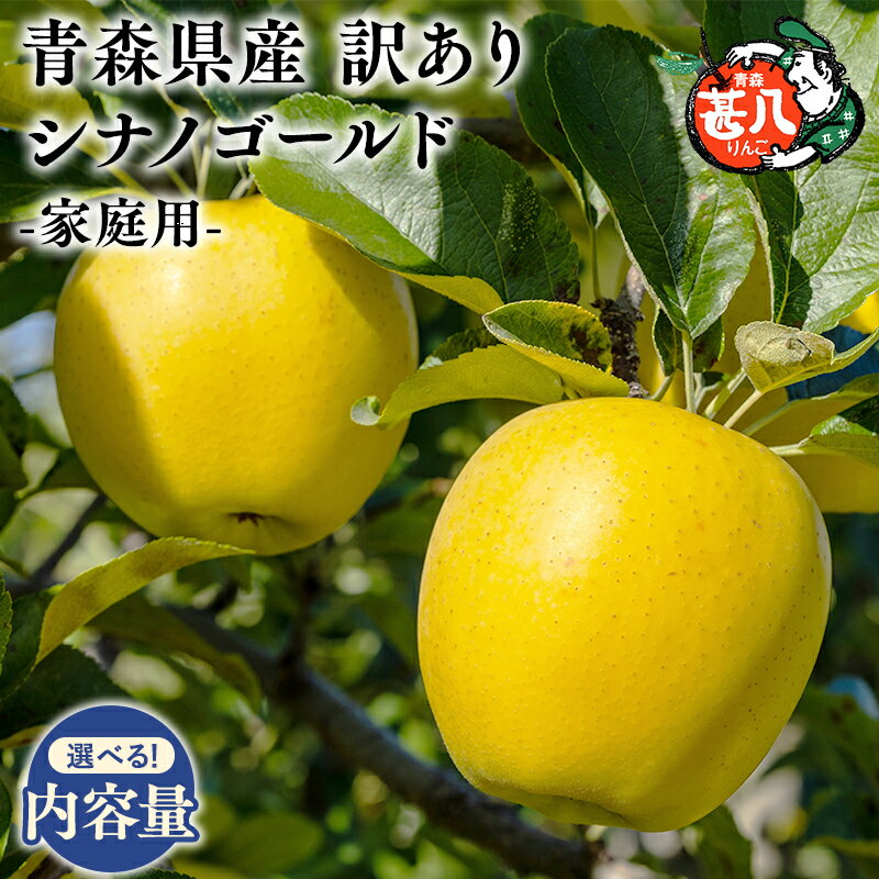 【ふるさと納税】≪内容量が選べる≫青森県産 訳あり 家庭用 甚八りんご シナノゴールド 3kg 5kg【青森県 平川市 マルジンサンアップル】6月発送 青森 青森県産 平川 りんご リンゴ 林檎 くだもの 果物 フルーツ レビューキャンペーン