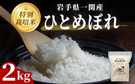 
                   【令和7年産】特別栽培 ひとめぼれ 2kg 清流が育んだお米 げいび清流米 岩手 お米 いわて コメ 精米 ブランド米 ご飯 白飯 ごはん お弁当 おにぎり 袋 東北 国産 岩手県 一関市
                