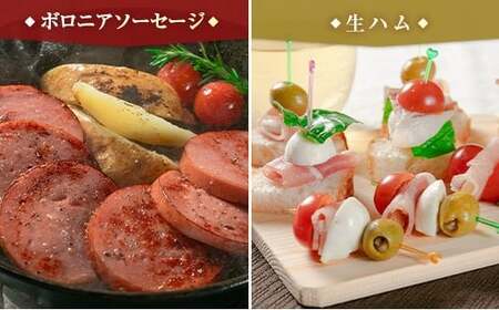 【PREMIUM PORK】 尾鈴豚 ハム ソーセージ 詰め合わせ 合計810g 5種 Cセット 宮崎県産