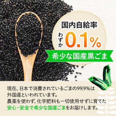 ふるさと納税 立科町  立科町産 黒ごま(炒り胡麻) 25g×5袋 |  | 01