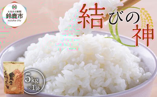 【先行予約】R7年産 白米 結びの神　5kg　三重県オリジナル品種