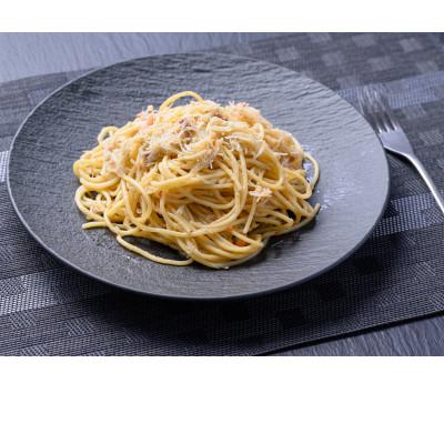 ふるさと納税 京丹後市 「カニ屋が作る　海のパスタ」 海香る　ズワイガニたっぷりのジンジャーオイルパスタ 　3皿セット