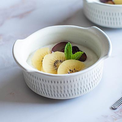 ふるさと納税 東峰村 小石原焼 カネハ窯 飛び鉋グラタン皿セット(白マット×S) |  | 03