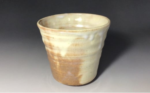 萩焼 広口 フリーカップ　知明作　｜HG000457
