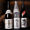 【ふるさと納税】純米酒 一升瓶 3本セット（1,800ml×3本） 【 お取り寄せ ご当地 特産 土産 地酒 日本酒 山形 晩酌 家飲み おうち時間 米 酒 蔵 詰め合わせ 詰合せ 飲みくらべ セット 千代寿虎屋 月山酒造 銀嶺月山 古澤酒造 澤正宗 東北 山形県 】