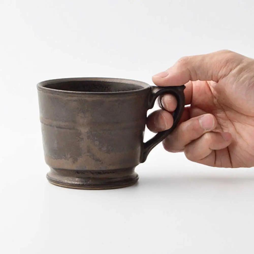 【波佐見焼】 【essence】smith mug マンガンBK 食器 マグ【西海陶器】[OA488]