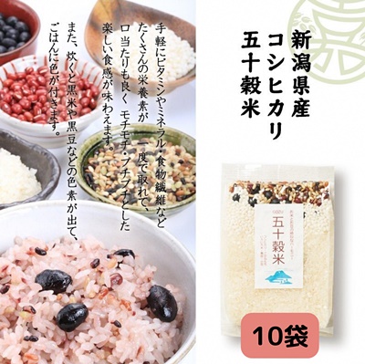 GOZU 五十穀米 10袋セット 新潟県 米 こめ コメ 雑穀米 1E12014