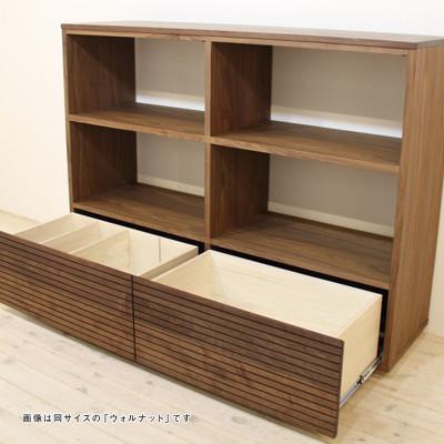 ふるさと納税 大川市 【大川家具】無垢材　サイドキャビネット　風雅　キャビネット幅1500【設置付き】ブラックチェリー |  | 02