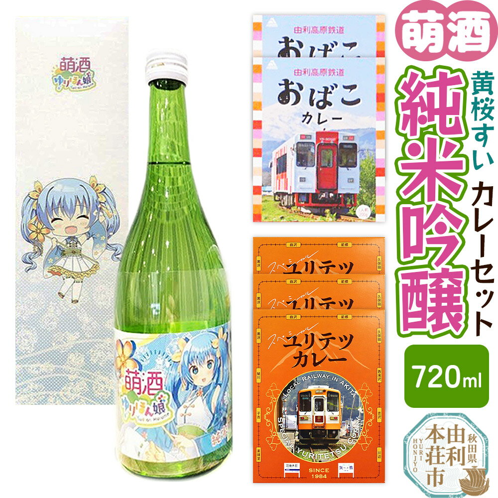 【ふるさと納税】【萌酒】黄桜すい（純米吟醸）とカレーセット