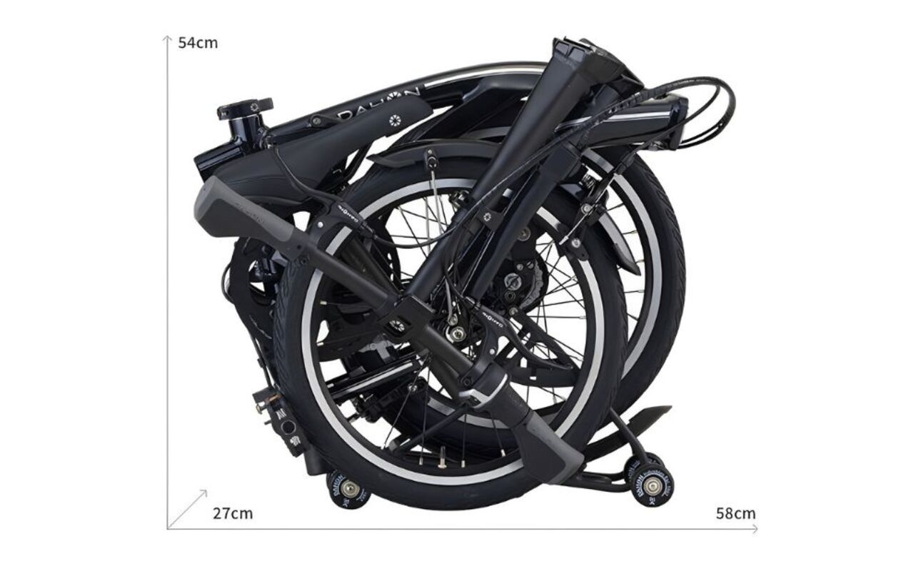 DAHON 折りたたみ自転車 Curl i4 16インチ 内装4段変速 三つ折り ローラーラック コンパクト 軽量 室内保管 省スペース 通勤 通学｜武田産業 人気返礼品 ダホン フォールディングバイ