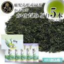 【ふるさと納税】【鹿児島県産緑茶】かぶせ茶 かせだみどり（80g×5） お茶 茶葉 日本茶 緑茶 飲料 飲み物 ギフト 贈答用 国産 鹿児島県産 南さつま市 お茶の松山園 送料無料