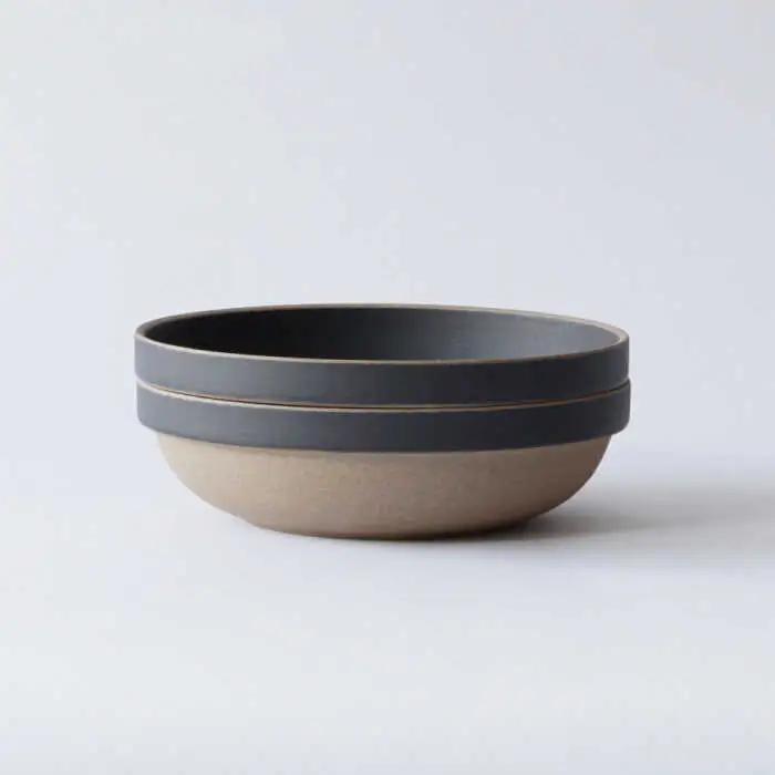 【波佐見焼 HASAMI PORCELAIN】ラウンドボウル ブラック 2点セット【東京西海】[DD238]