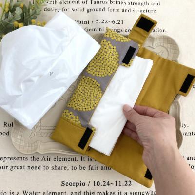 ふるさと納税 魚津市 エコパックティッシュから詰め替えて使う・ティッシュケース(イエローブーケ) |  | 01