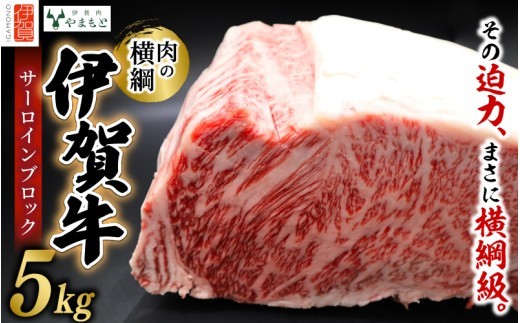 
                  【肉の横綱】伊賀牛サーロインブロック 5kg / 伊賀牛 サーロイン ブロック 牛肉 黒毛和牛 国産牛 ブランド牛 和牛 サーロインブロック ブロック肉 塊肉 牛肉ブロック ローストビーフ BBQ 焼肉 ステーキ グリル キャンプ お取り寄せ グルメ 高級牛肉 贈答 ギフト お祝い ご褒美 人気 冷凍 国産 牛肉セット パーティー 業務用 イベント ホームパーティー 国産和牛 【ymmt0004】
                