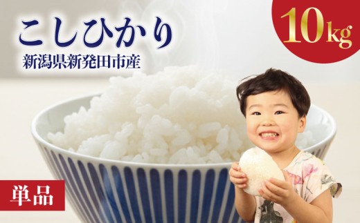 【単品】 コシヒカリ 10kg 新潟県 米 こめ 白米 ご飯 おにぎり こしひかり 新発田産 新発田市 新潟 野口政一商店 noguchi004_03