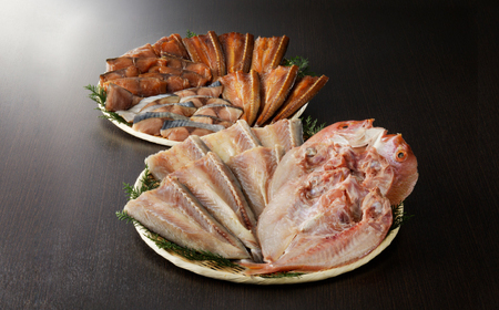 連子鯛・カツオ・カマスの厳選干物 計32枚 / 干物 連子鯛 カツオ カマス 魚 / 佐賀県 / 丸福水産 [41AOCS010]